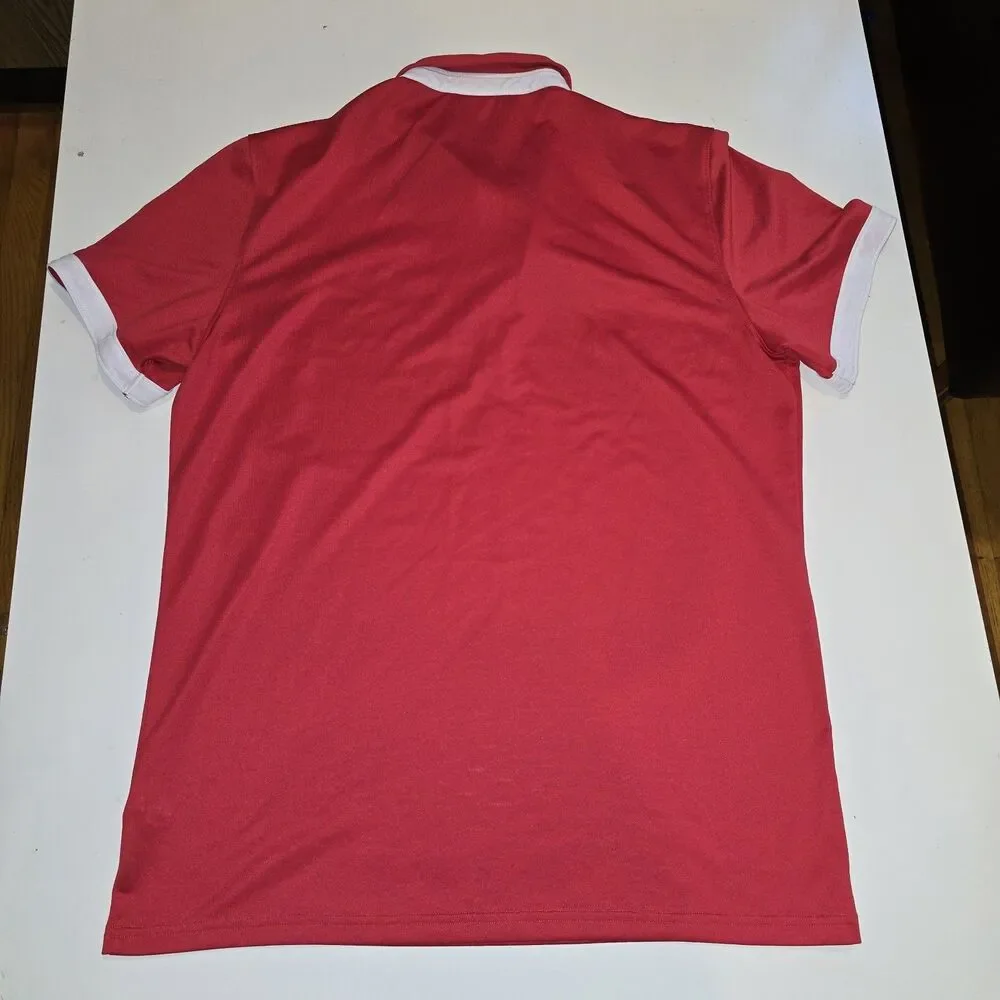 J. Lindberg Red Polo Golf Shirt